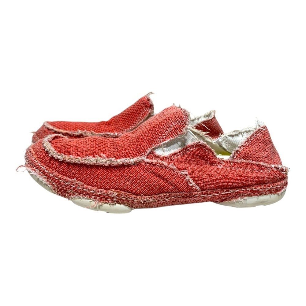 Women’s Tony Lama Lipstick Pink Slip Ons